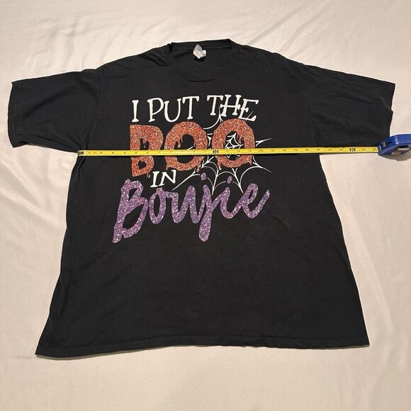 Halloween Spooky Joke T Shirt Adult I Put The Boo In Boujie Sz Large - Picture 3 of 7
